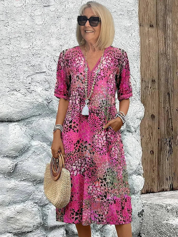 Sommerfeld | Abito midi leggero con scollatura a V