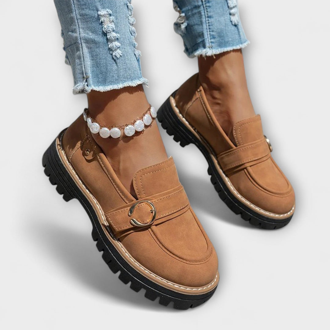 Serena™ | Mocassini casual con punta arrotondata