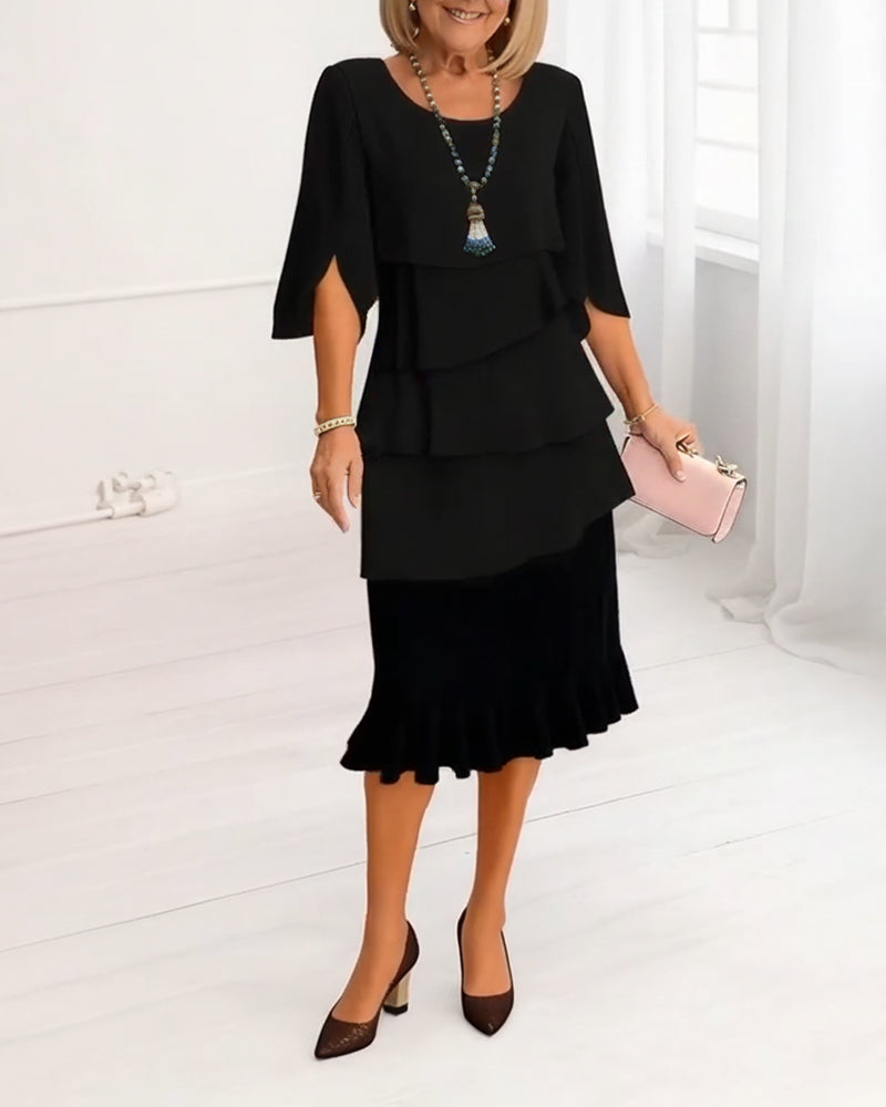 Patricia • Vestito Elegante con Volant