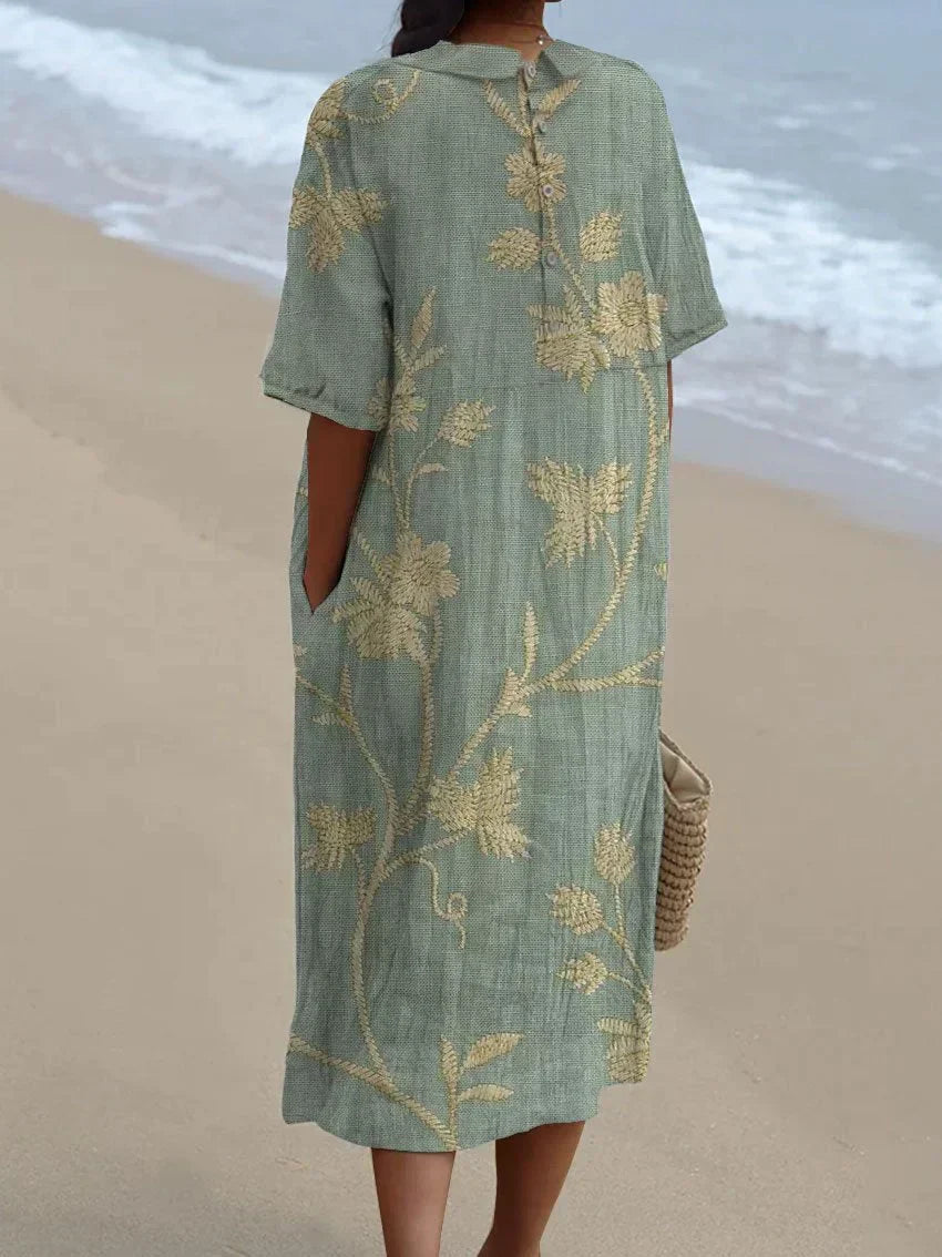 Merel | Vestito Maxi Floreale Vintage