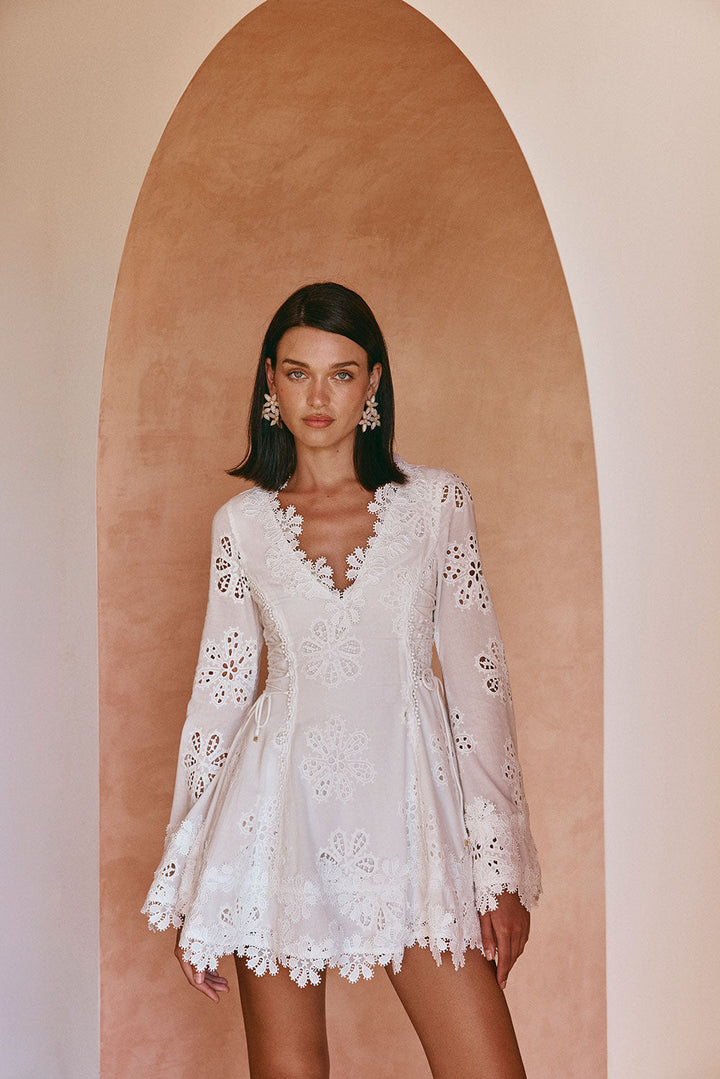 NOMI™ | Mini Dress - Abito Estivo Leggero con Dettagli Romantici