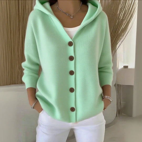Gelsa | Cardigan morbido in maglia autunnale