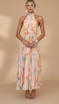 Ava™ | Abito Maxi Stampato