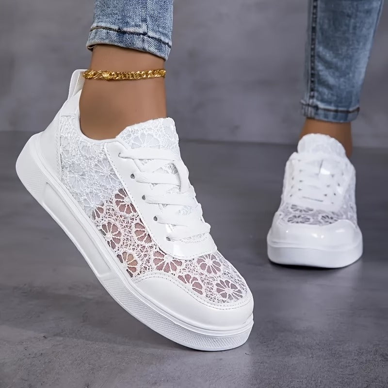 Sneakers sportive da donna in rete