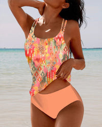 Alina - Costume da bagno con spalline doppie
