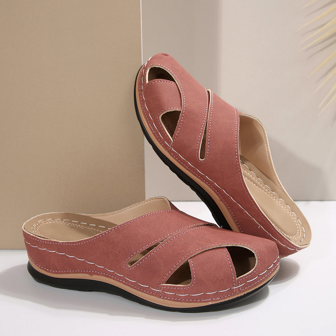Sandali con zeppa da donna