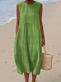 Beatrice - Vestito Elegante Senza Maniche con Tasche