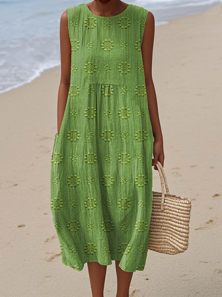 Beatrice - Vestito Elegante Senza Maniche con Tasche