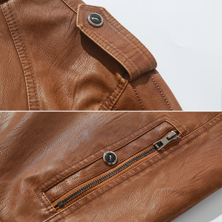 Giacca Biker in Fleece