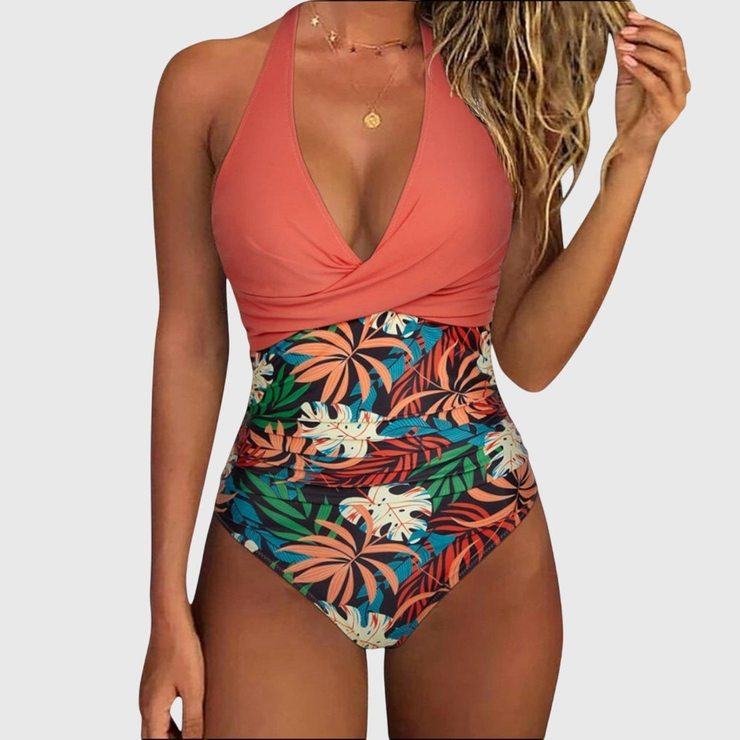 Florencia - Costume da bagno elegante per donne con scollatura a V