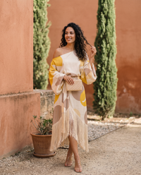 Daniela | Completo di pezzi con frange