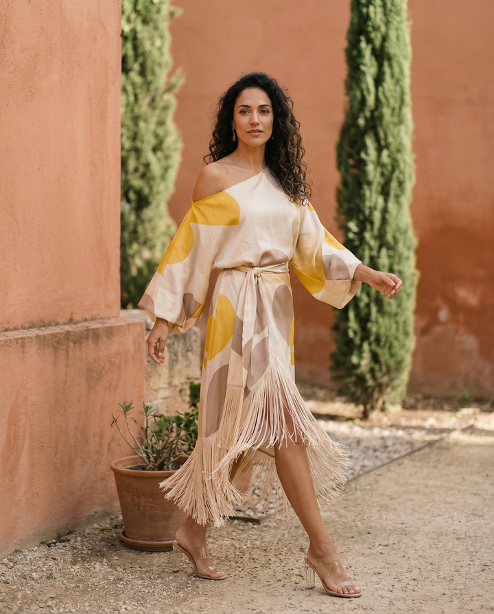 Daniela | Completo di pezzi con frange