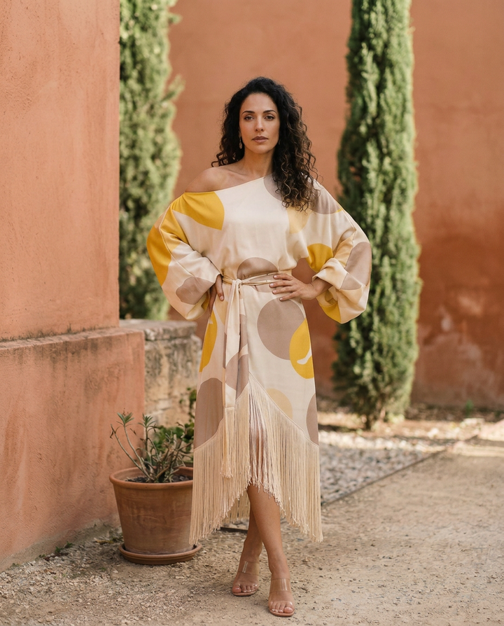 Daniela | Completo di pezzi con frange