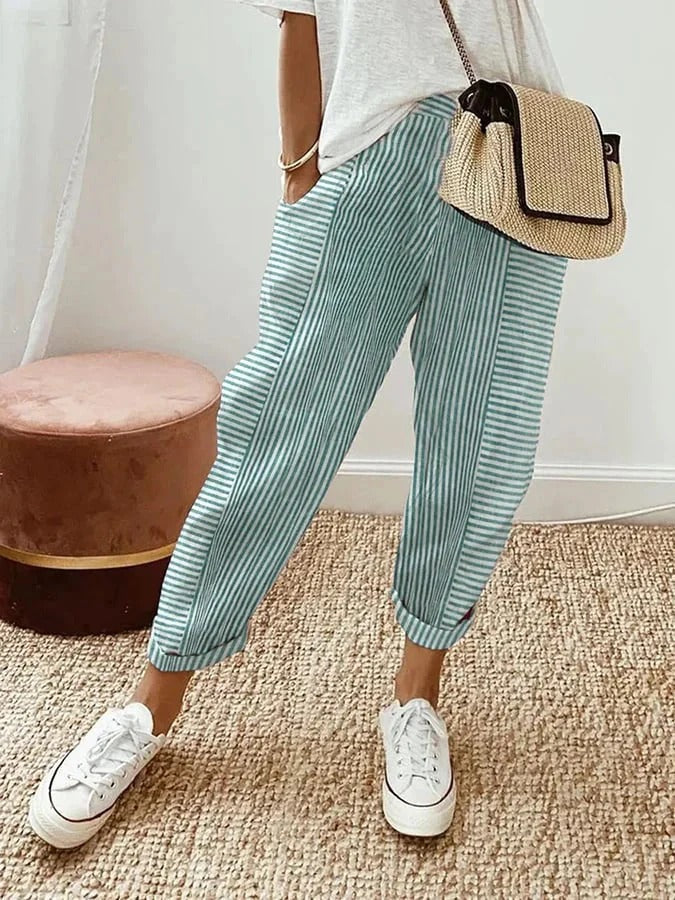 AMYNELLE – PANTALONI LEGGERI E FLUIDI