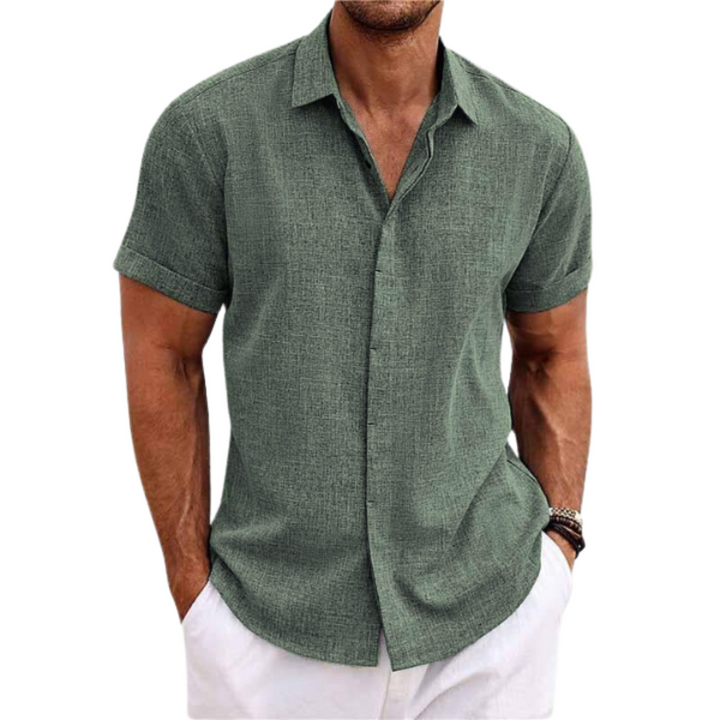Lenoir™ - Camicia Classica in Lino