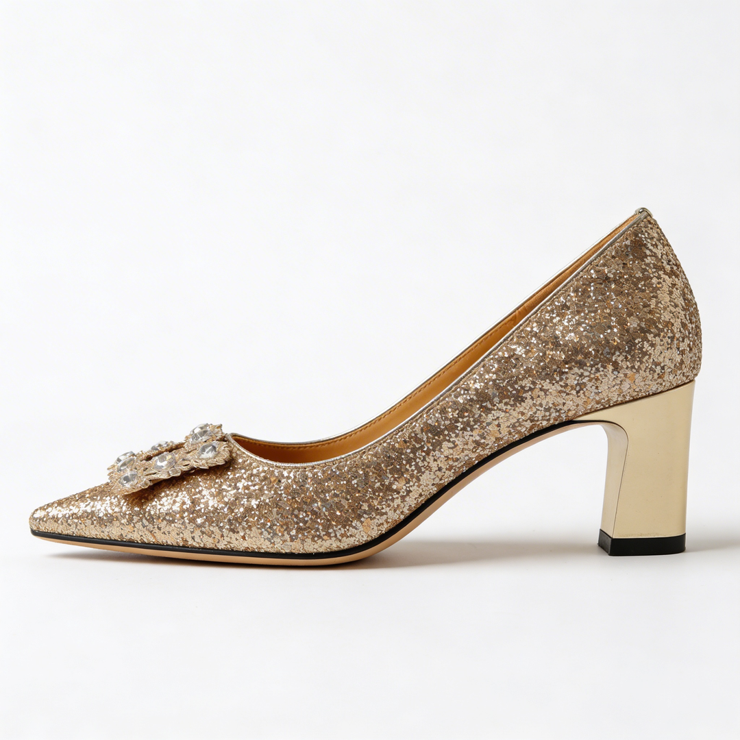 Magdalena | Scarpa ortopedica con broccato (o "con broccato")