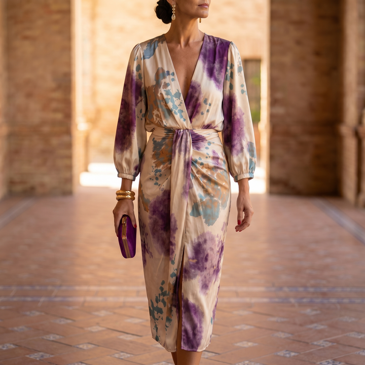 Marta | Abito Elegante Stampato