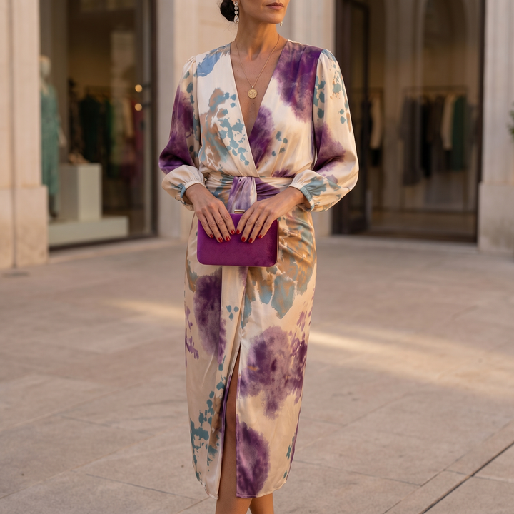 Marta | Abito Elegante Stampato