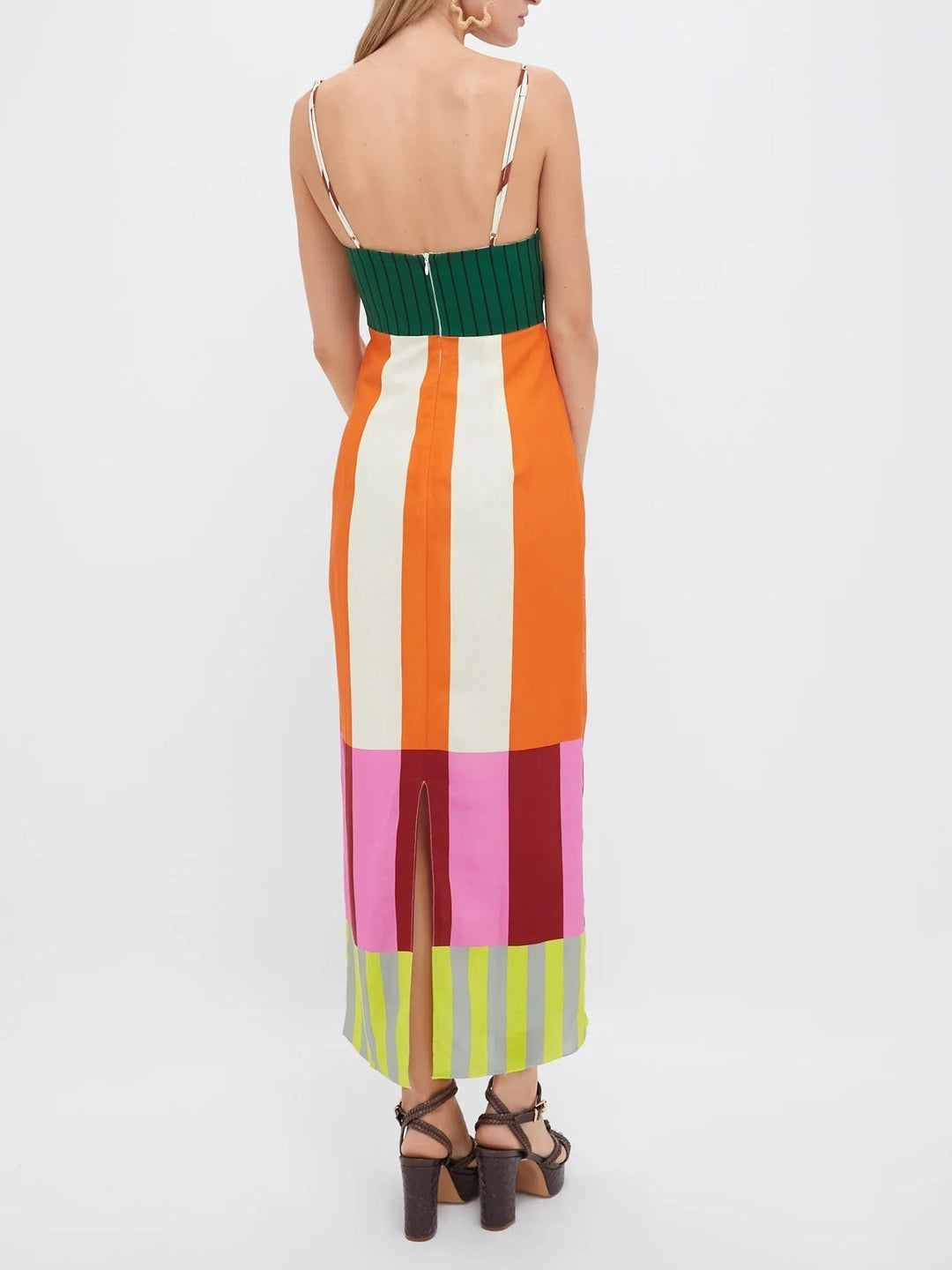 Paloma | Vestito Maxi a Righe Colorate