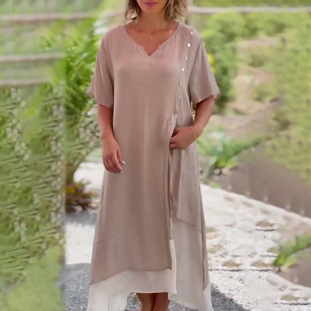 Elisa™ | Abito lungo confortevole ed elegante