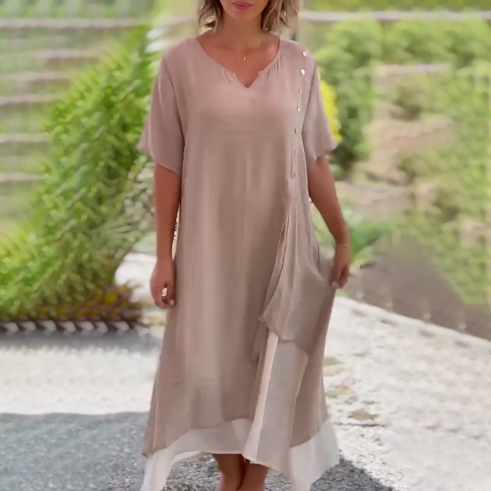 Elisa™ | Abito lungo confortevole ed elegante