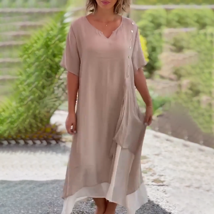 Elisa™ | Abito lungo confortevole ed elegante