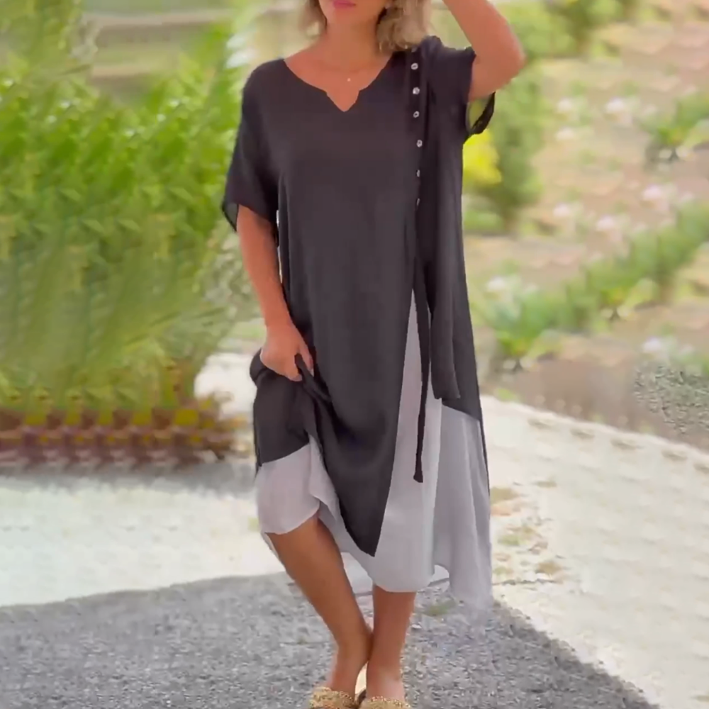 Elisa™ | Abito lungo confortevole ed elegante
