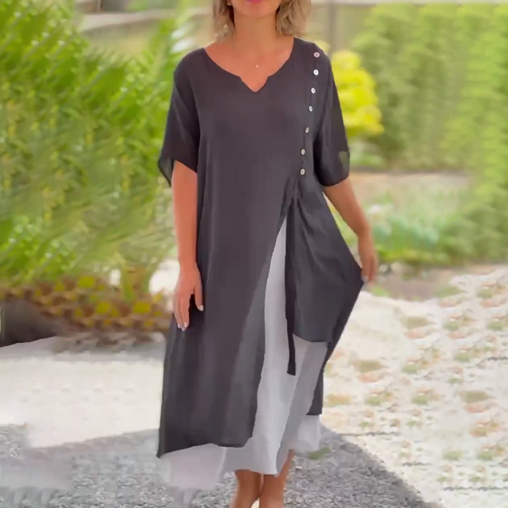 Elisa™ | Abito lungo confortevole ed elegante