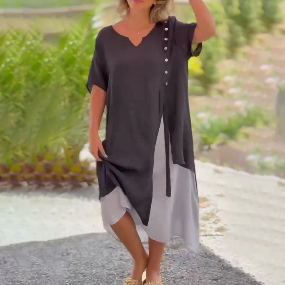 Elisa™ | Abito lungo confortevole ed elegante