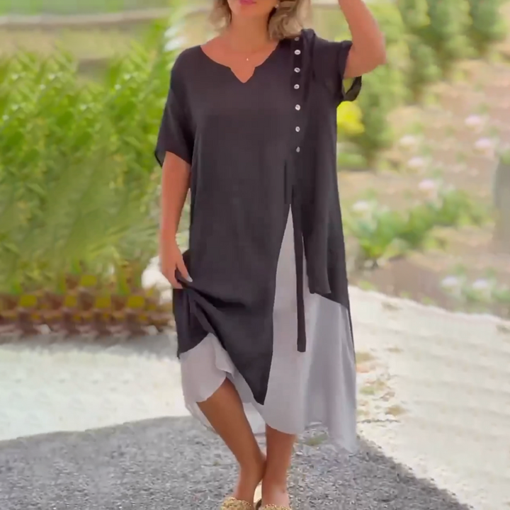 Elisa™ | Abito lungo confortevole ed elegante