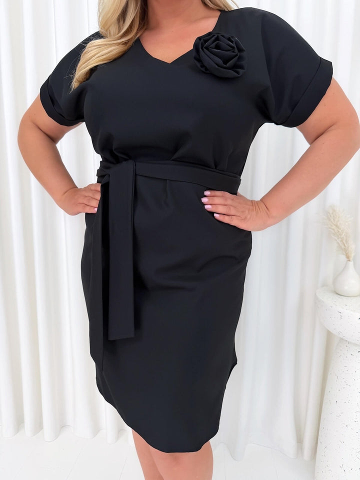 Abito V-neck taglie forti