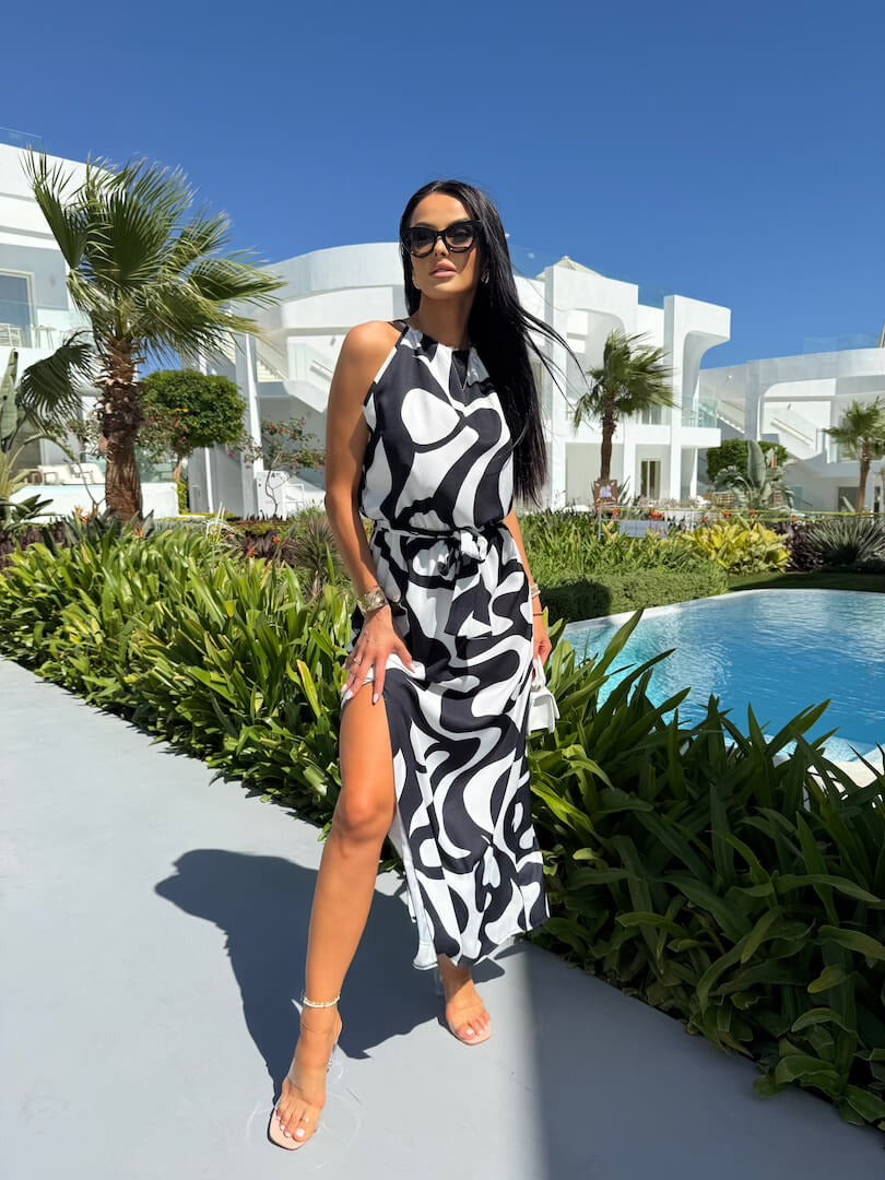 Abito Maxi con Spacco