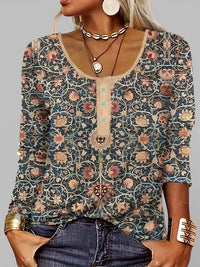 Camille | Blusa floreale vintage