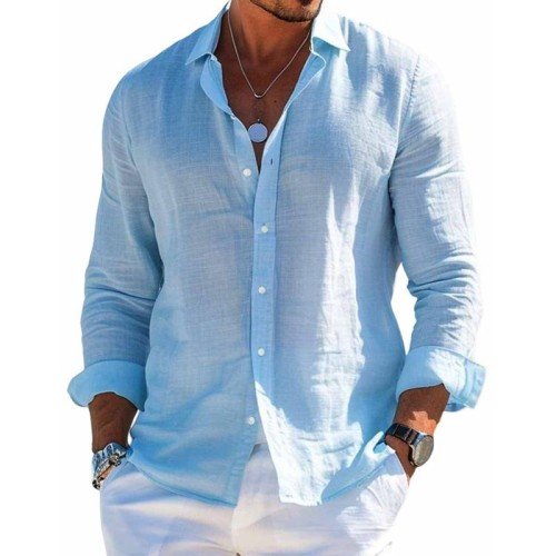 Lenoir™ | Camicia elegante in tessuto traspirante