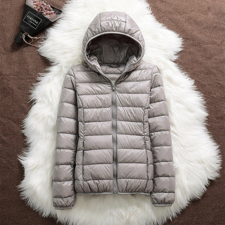 Roswitha® | Nuova giacca invernale con piume d'anatra bianche