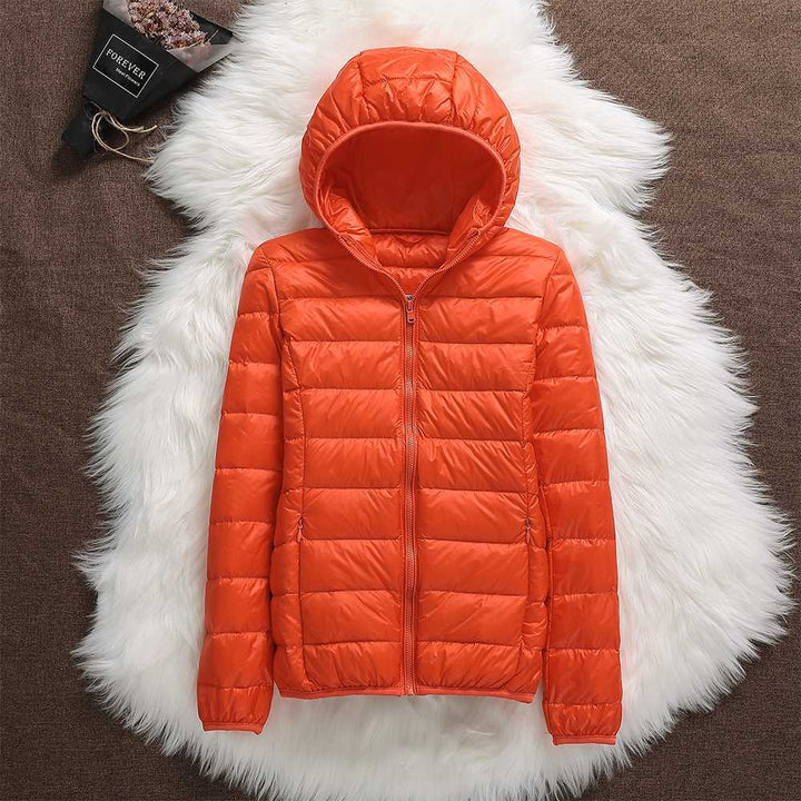 Roswitha® | Nuova giacca invernale con piume d'anatra bianche
