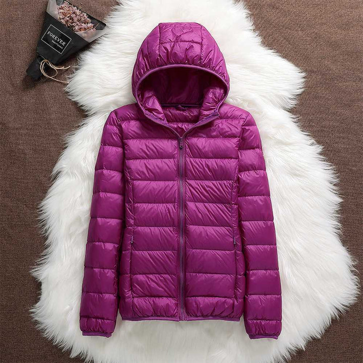 Roswitha® | Nuova giacca invernale con piume d'anatra bianche