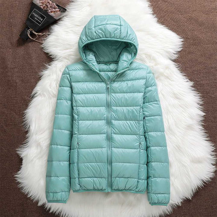Roswitha® | Nuova giacca invernale con piume d'anatra bianche