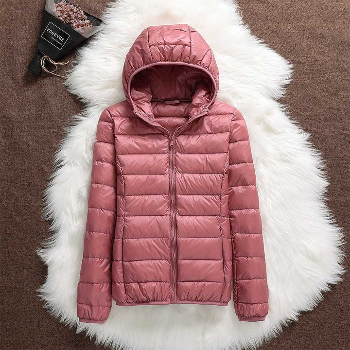 Roswitha® | Nuova giacca invernale con piume d'anatra bianche