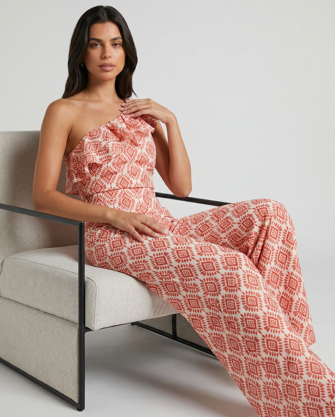 Jimena | Completino con stampa geometrica primaverile