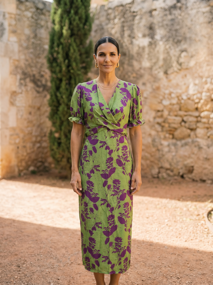 Andrea | Vestito primaverile stampato