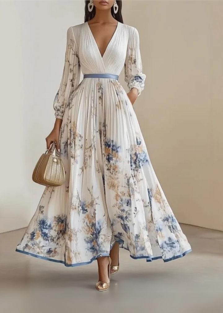 Katie | Abito Maxi Elegante a Fiori