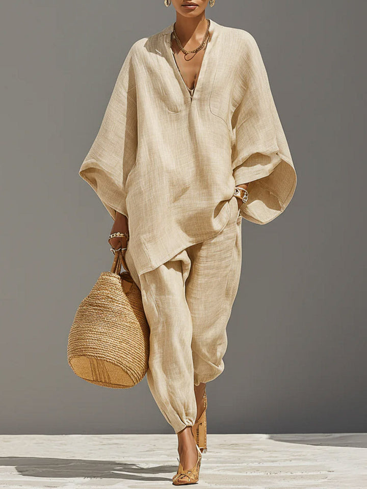 Claire | Set in Lino e Cotone Eleganza Naturale