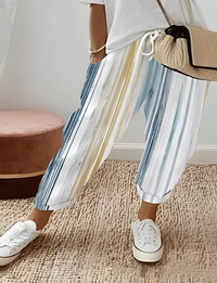 Sienna | Pantaloni a Strisce con Coulisse