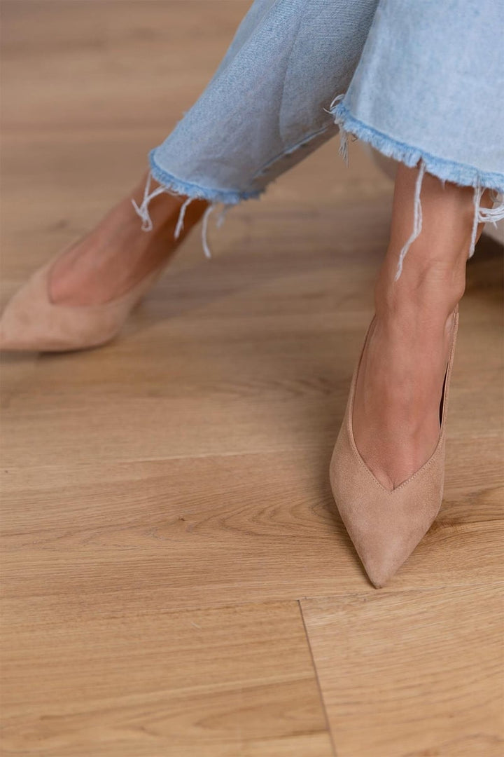 Marlena™ | Décolleté Slingback Nudo