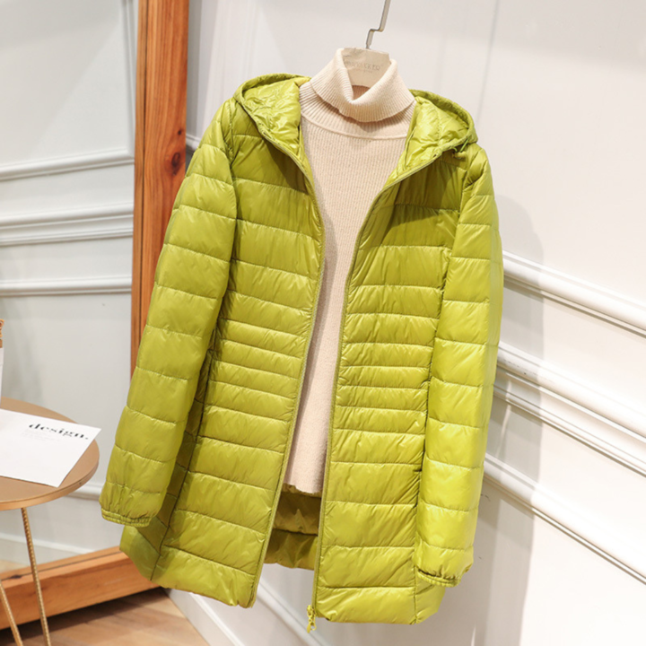 Roswitha® | Nuova giacca invernale con piume d'anatra bianche