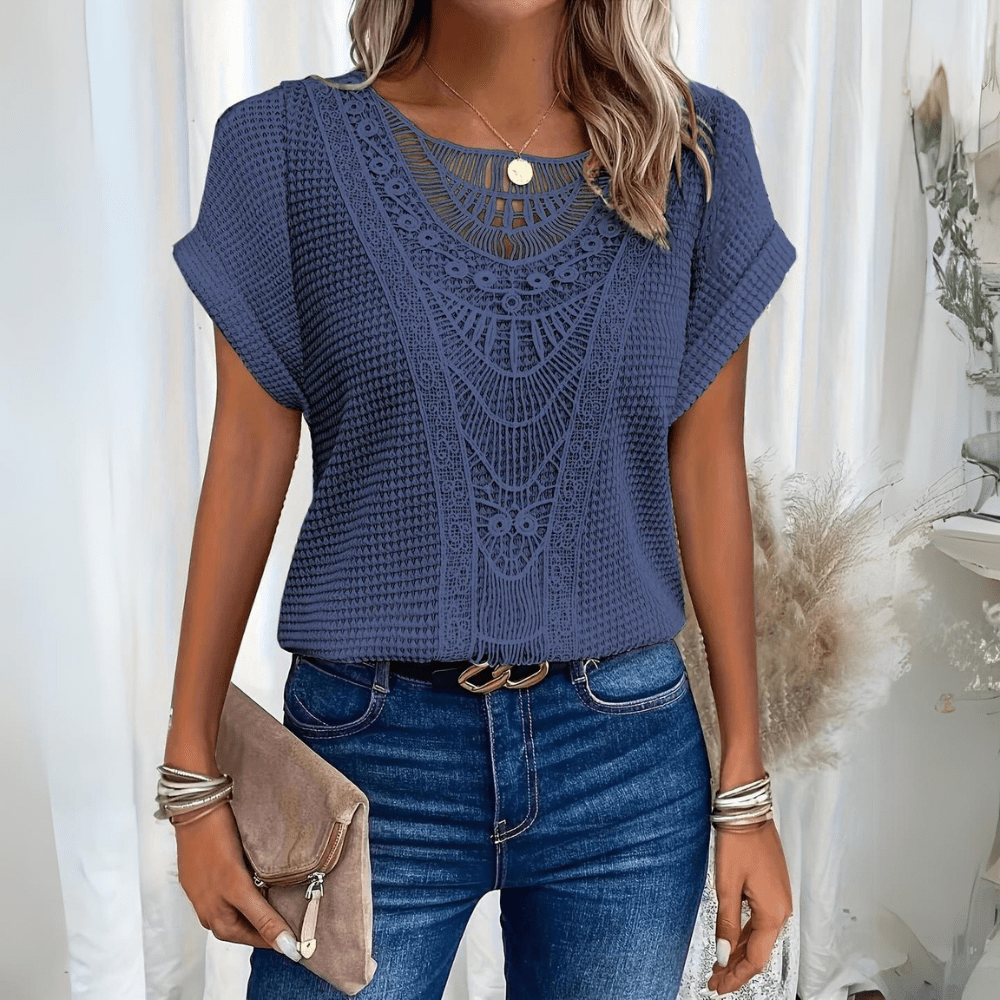 Sophie | Top con Pizzo Chic