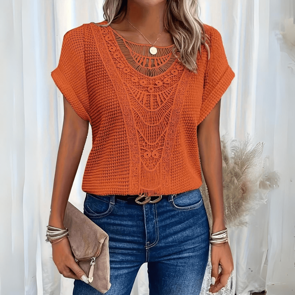 Sophie | Top con Pizzo Chic