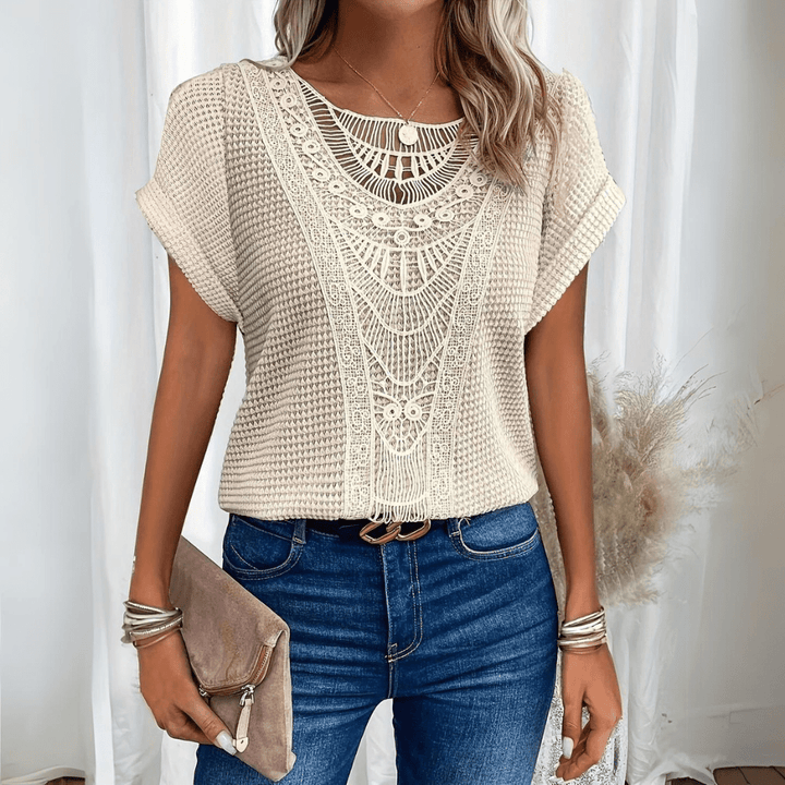 Sophie | Top con Pizzo Chic