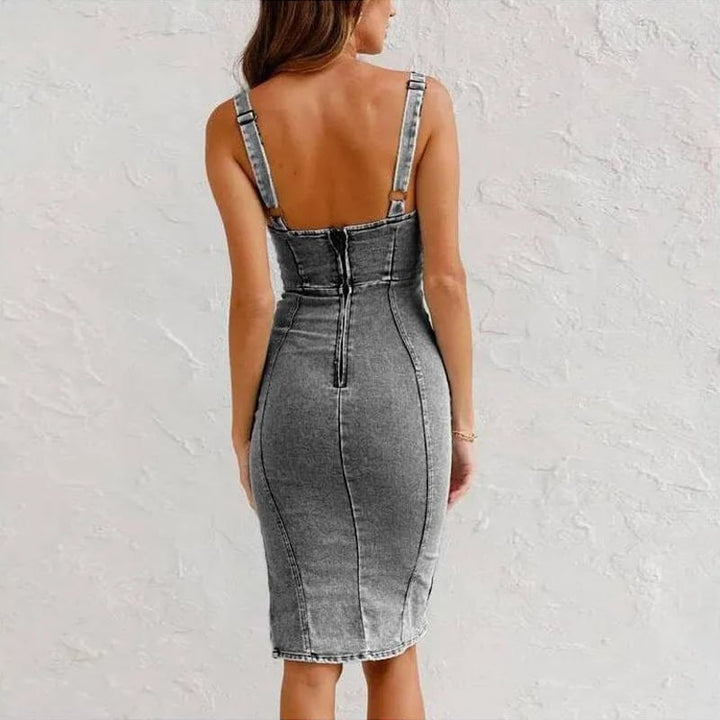 NOMI™ Elegante abito in denim – Semplice eleganza e comfort